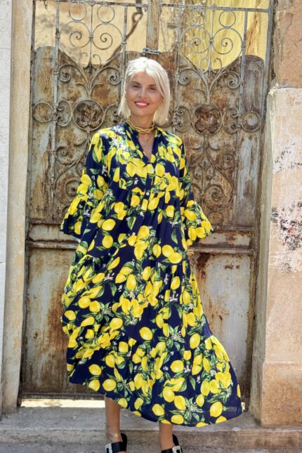 Amalfi Dress Blue/M