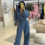 BELLA DENIM JUMPSUIT