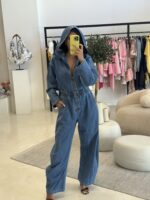 BELLA DENIM JUMPSUIT