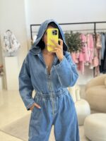 BELLA DENIM JUMPSUIT - Image 2